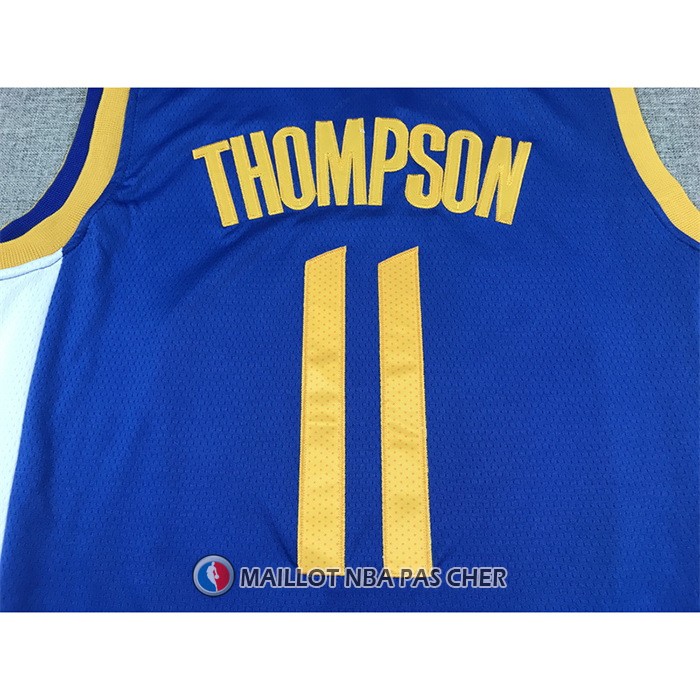 Maillot Golden State Warriors Klay Thompson NO 11 Icon 2022-23 Bleu